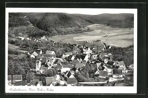 AK Renfrizhausen, Ortspanorama aus der Vogelschau