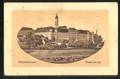 AK Ochsenhausen, Blick auf das Kloster