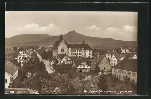 AK Hechingen, Villenpartie mit Gymnasium