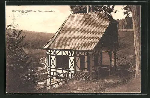 AK Pfalzgrafenweiler, Ausblick von der Nördlingerhütte