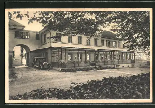 AK Bad Boll / Württemberg, Blick auf das Cafe