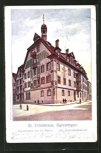 AK Sigmaringen, St. Fidelishaus, später Gymnasialkonvikt