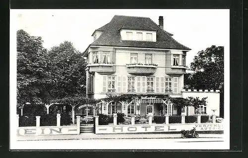 AK Nierstein a. Rh., Rhein-Hotel von Karl Hamm