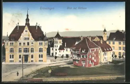 AK Trossingen, Blick auf das Rathaus