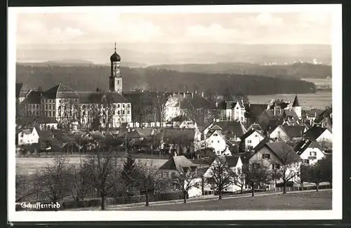 AK Schussenried / Württ., Ortspanorama mit Turm