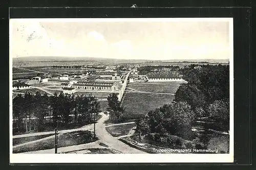 AK Hammelburg, Blick über den Truppenübungsplatz