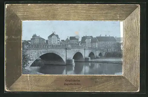 AK Crailsheim, Blick auf die Jagstbrücke
