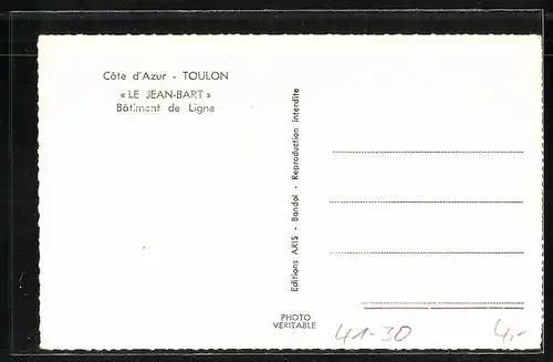 AK Toulon, "Le Jean-Bart", Batiment de Ligne