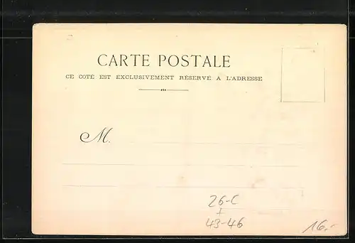 Künstler-AK sign. Ch. Caban: Paris, "Comédie Francaise", Frau im historischen Kostüm