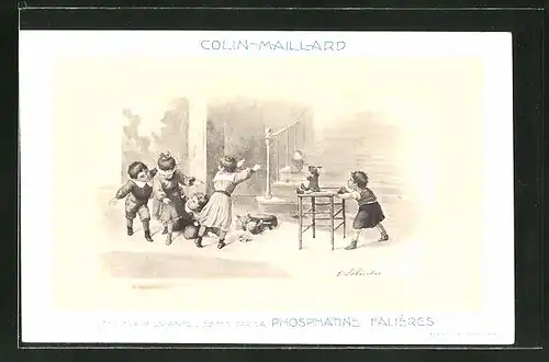 AK Colin-Maillard, Les Jeux D'Enfants, Edités par la Phosphatine Falliéres, Medikament