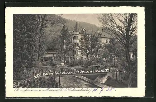 AK Ditzenbach, Sanatorium und Mineralbad