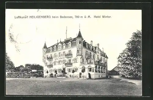 AK Heiligenberg / Baden, Hotel Winter