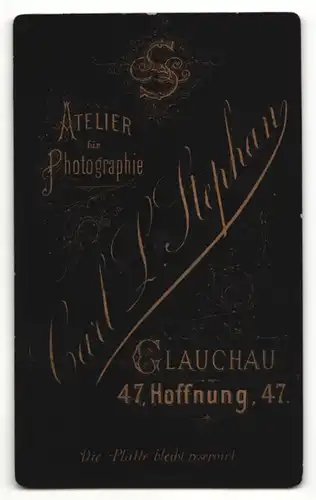 Fotografie Carl L. Stephan, Glauchau, Portrait Frau mit Kruzifix