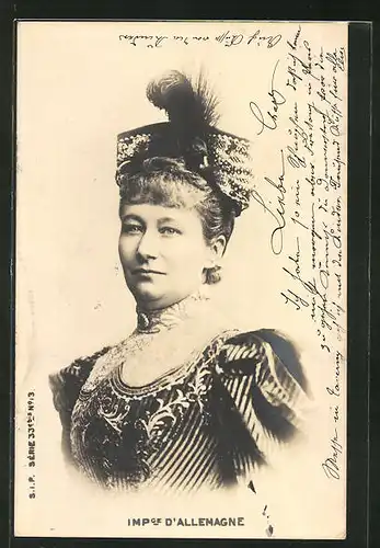 AK Portrait der Kaiserin Auguste Victoria Königin von Preussen