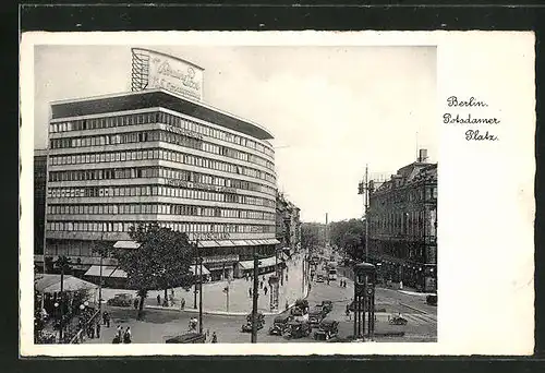 AK Berlin-Tiergarten, Blick über den Potsdamer Platz