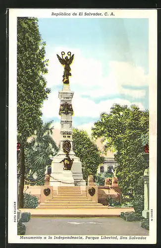 AK San Salvator, Monumento a la Independencia, Parque Libertad