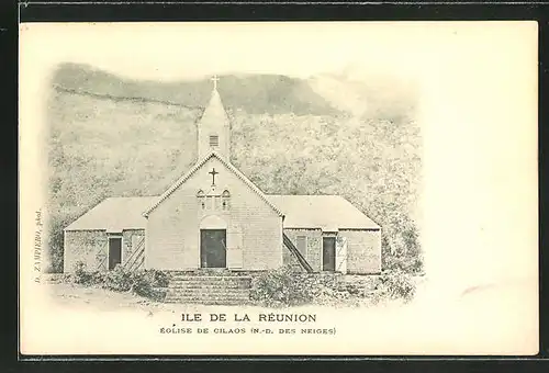 AK Ile de la Réunion, Église de Cilaos