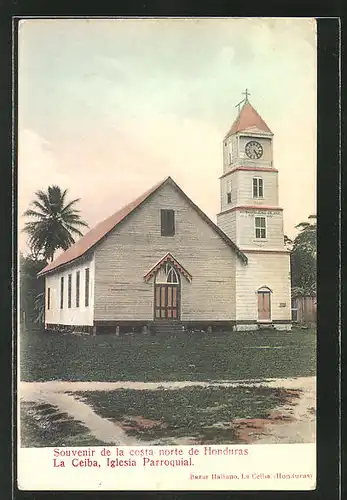 AK La Ceiba, Iglesia Parroquial, Ansicht der Kirche