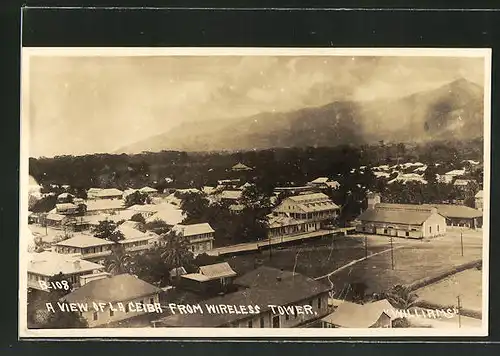 Foto-AK La Ceiba, Stadtansicht vom Wireless Tower