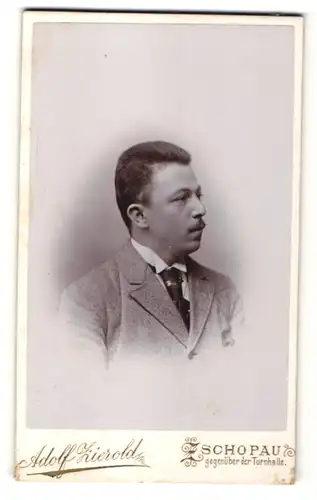 Fotografie Afolf Zierold, Zschopau, Portrait bürgerlicher Herr