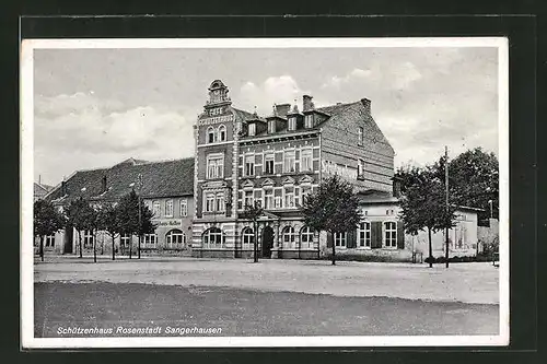 AK Sangerhausen, Café Schützenhaus von Oskar Fessel