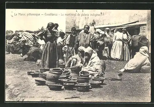 AK Casablanca, Le marchand de poterie indigene