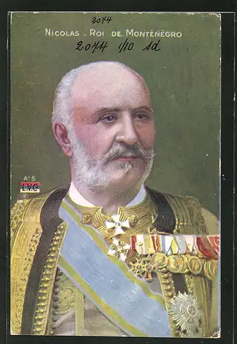 AK Montenegro, Nicolas, Roi de Montenegro