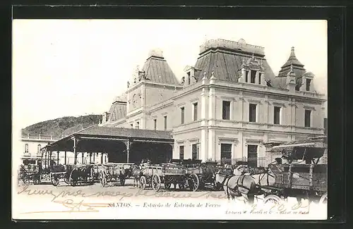 AK Santos, Estacao de Estrada de Ferro, Bahnhof