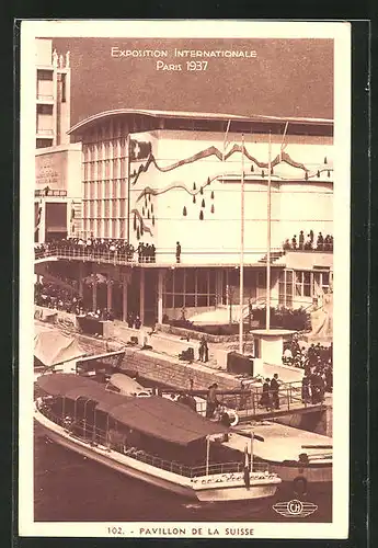 AK Paris, Exposition internationale 1937, Pavillon de la Suisse