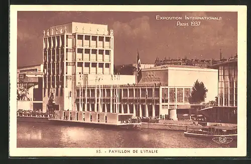 AK Paris, Exposition internationale 1937, Pavillon de l'Italie