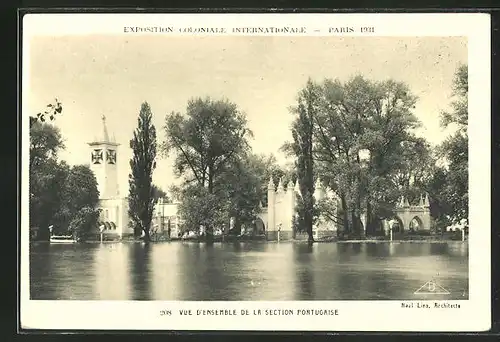 AK Paris, Exposition coloniale internationale 1931, Vue d'Ensemble de la Section Portugaise