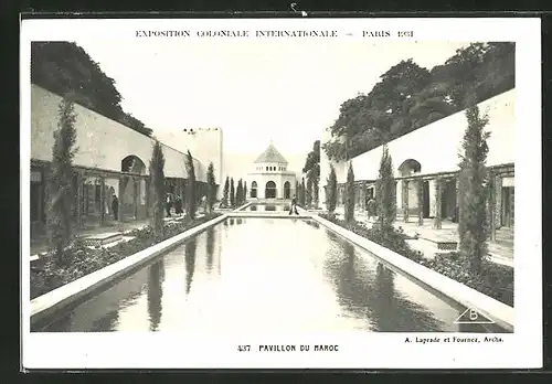 AK Paris, Exposition coloniale internationale 1931, Pavillon du Maroc (Laprade et Fournez, Arch.)