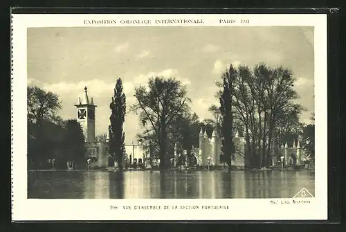 AK Paris, Exposition coloniale internationale 1931, Vue d'ensemble de la section portugaise