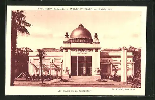 AK Paris, Exposition coloniale internationale 1931, Palais de la Martinique