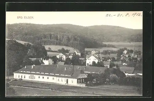 AK Bad Eilsen, Totalansicht aus der Vogelschau