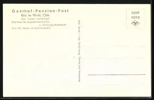 AK Reit i. Winkel, Gasthof Pension Post