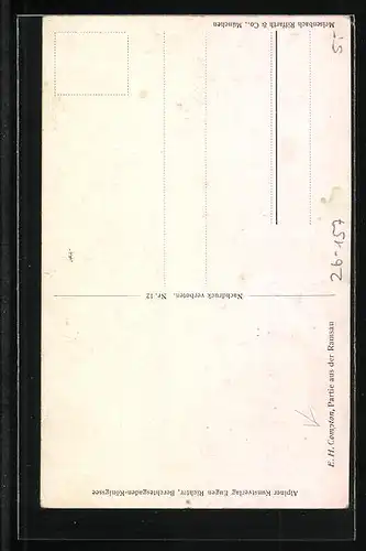 Künstler-AK Edward Harrison Compton: Partie aus der Ramsau