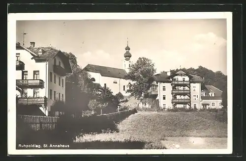 AK Ruhpolding, Blick zum St. Annahaus
