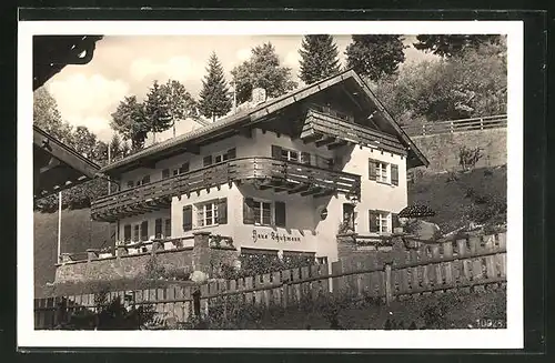 AK Bad Oberdorf, Hotel Landhaus Schuhmann mit Garten