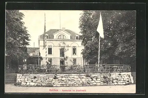 AK Aachen, Gasthaus Ronheide im Stadtwald