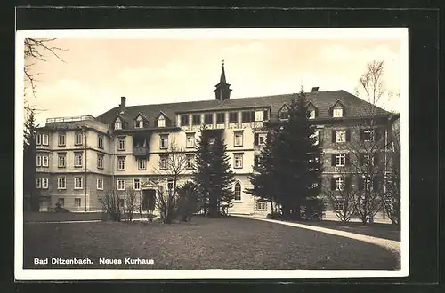 AK Bad Ditzenbach, Neues Kurhaus