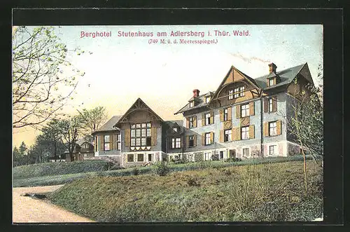 AK Ilmenau, Berghotel Stutenhaus am Adlersberg im Thüringer Wald