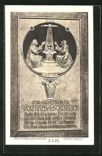 AK Wolframs-Eschenbach, Wolfram Epitaph 3.1.33