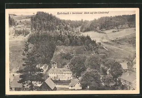 AK Rohrbach i. Sorbitztal, Blick auf den Lindenhof