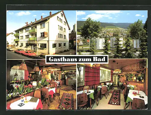 AK Furtwangen, Gasthaus "Zum Bad", Bes. Familie B. Schlageter