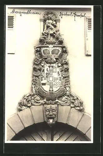 AK Mergentheim, Wappen über dem Spital-Portal