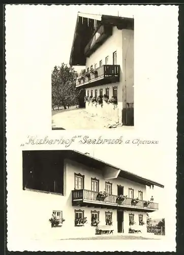 AK Seebruch a. Chiemsee, Hotel-Pension "Huberhof"