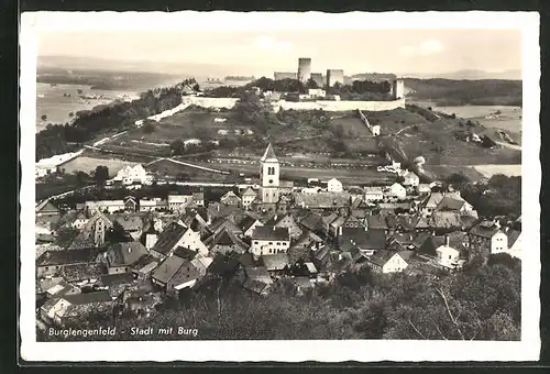 AK Burglengenfeld, Stadt mit Burg