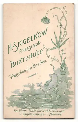 Fotografie H. Siggelkow, Buxtehude, Ehepaar im Portrait