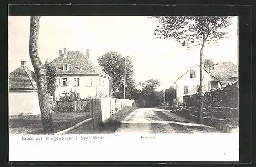 AK Klingenbrunn, Strasse am Forstamt